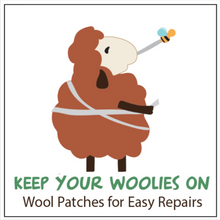 Load image into Gallery viewer, Keep Your Woolies On - Wool Repair Patches